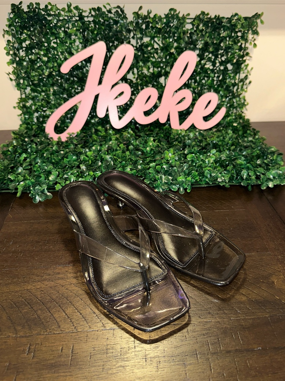 Black Jelly Kitten Heels Women’s size 6, 7